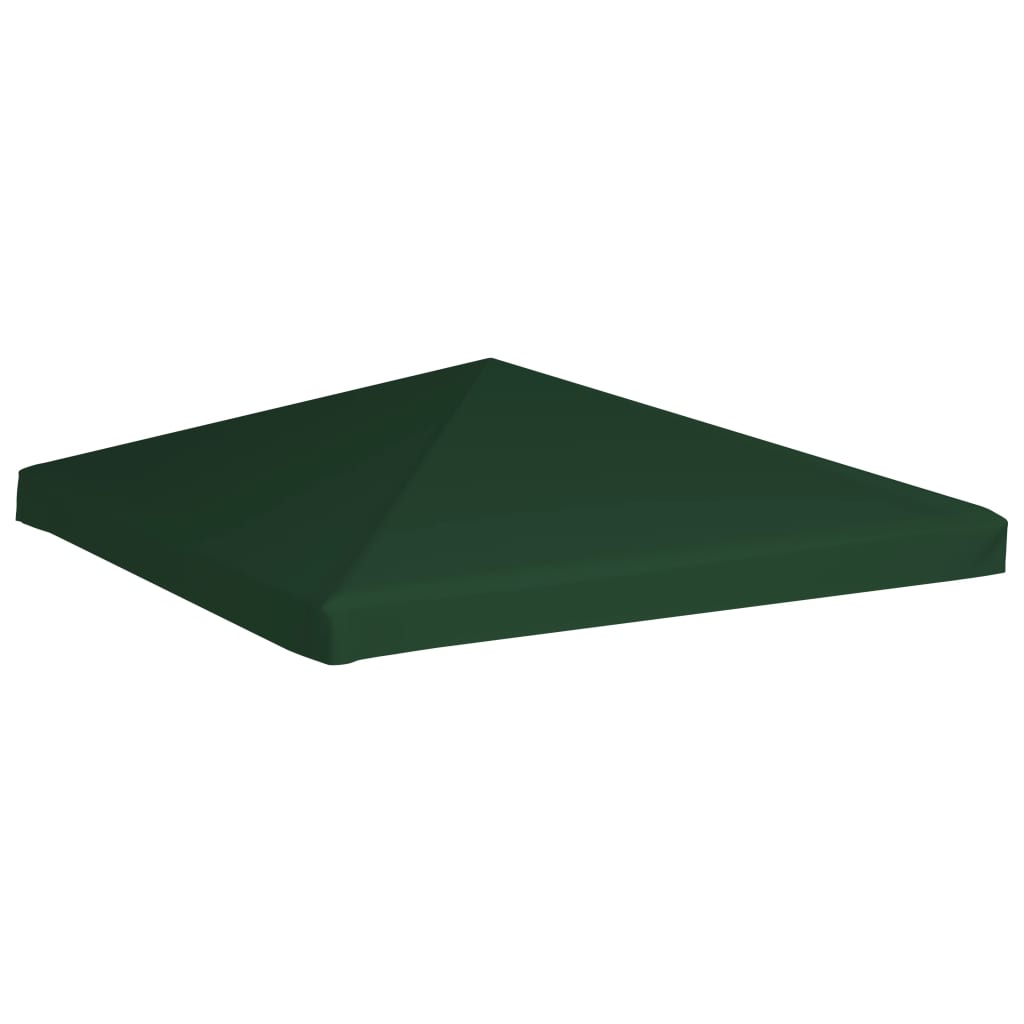 vidaXL Huvimajan katto 310 g / m² 3x3 m vihreä