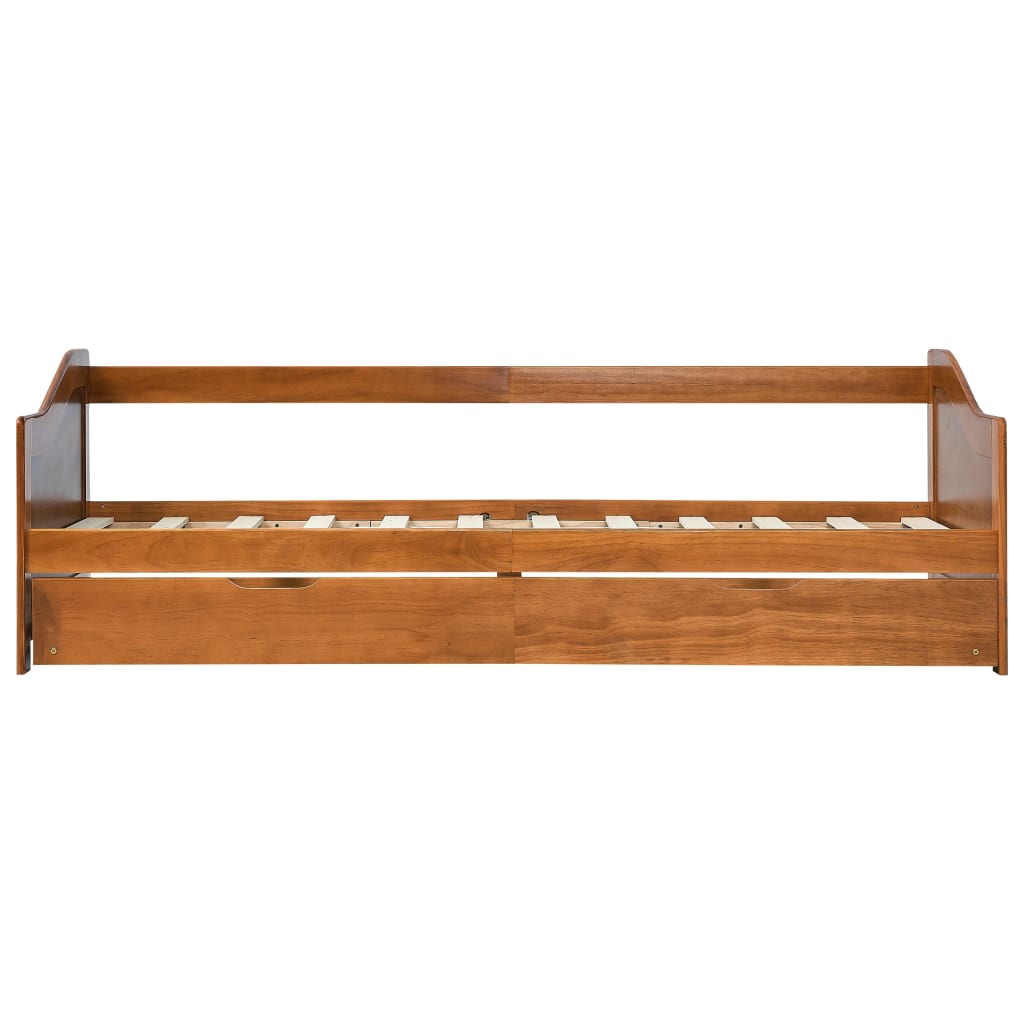 vidaXL Vuodesohvan runko hunajanruskea mänty 90x200 cm