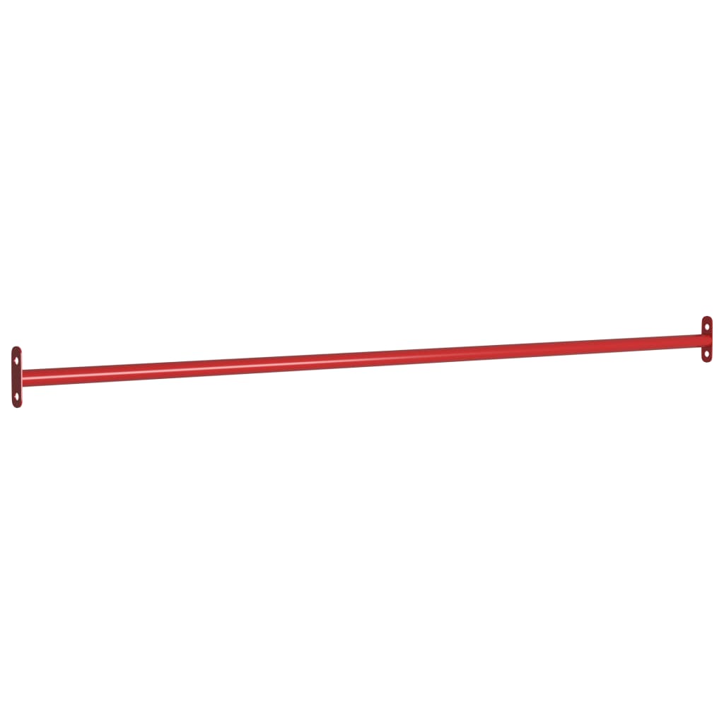 vidaXL Voimistelutangot 3 kpl 125 cm teräs punainen