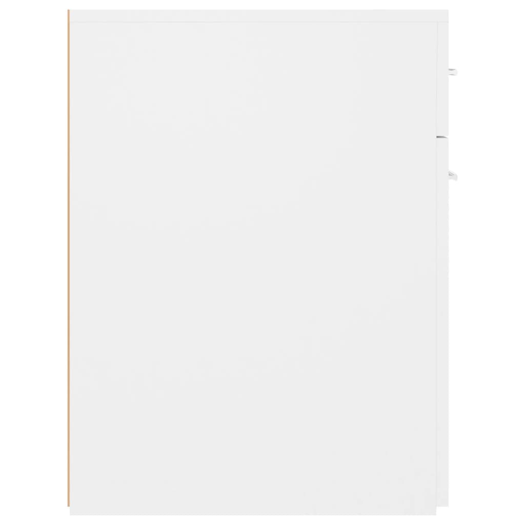 vidaXL Apteekkarinkaappi valkoinen 20x45,5x60 cm tekninen puu