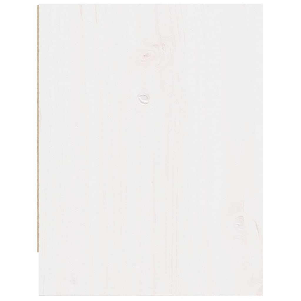 vidaXL Yöpöydät 2 kpl valkoinen 40x30,5x40 cm täysi mänty