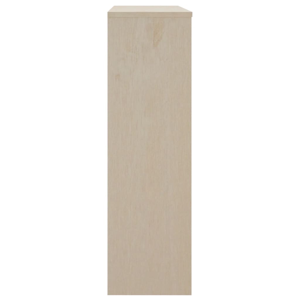 vidaXL Yläkaappi HAMAR hunajanruskea 90x30x100 cm täysi mänty