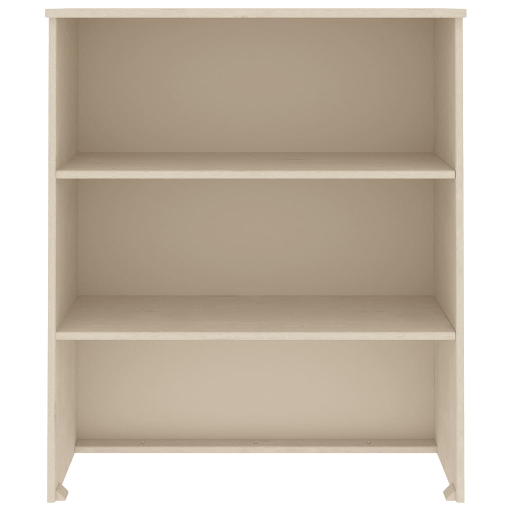 vidaXL Yläkaappi HAMAR hunajanruskea 85x35x100 cm täysi mänty