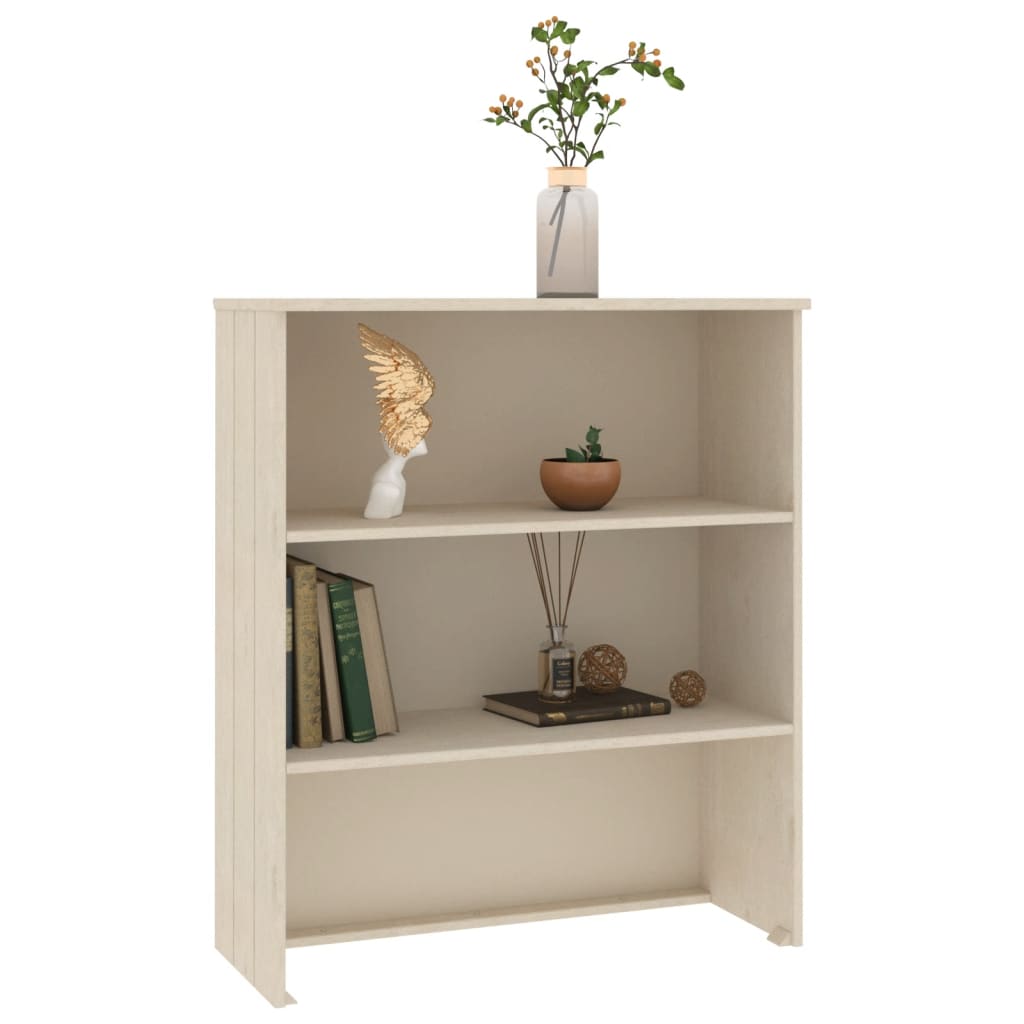 vidaXL Yläkaappi HAMAR hunajanruskea 85x35x100 cm täysi mänty