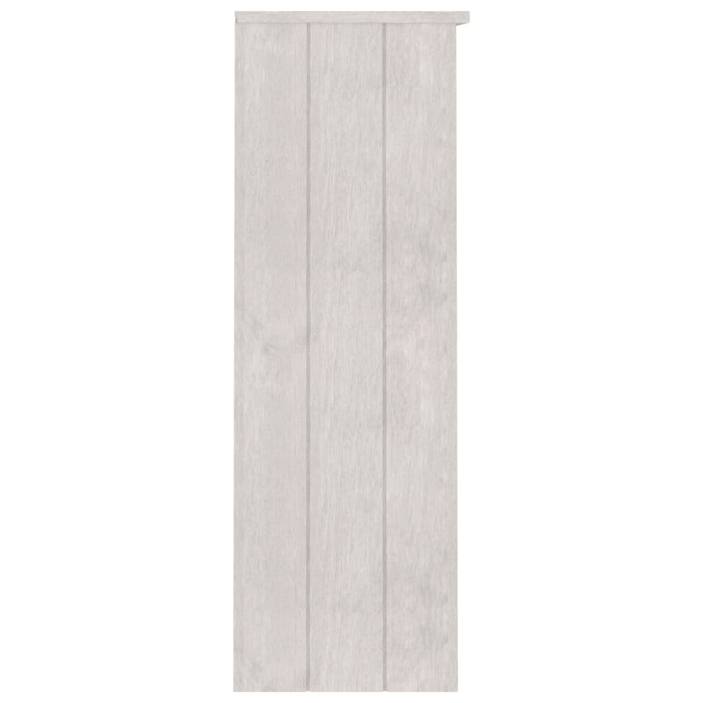 vidaXL Yläkaappi HAMAR valkoinen 85x35x100 cm täysi mänty