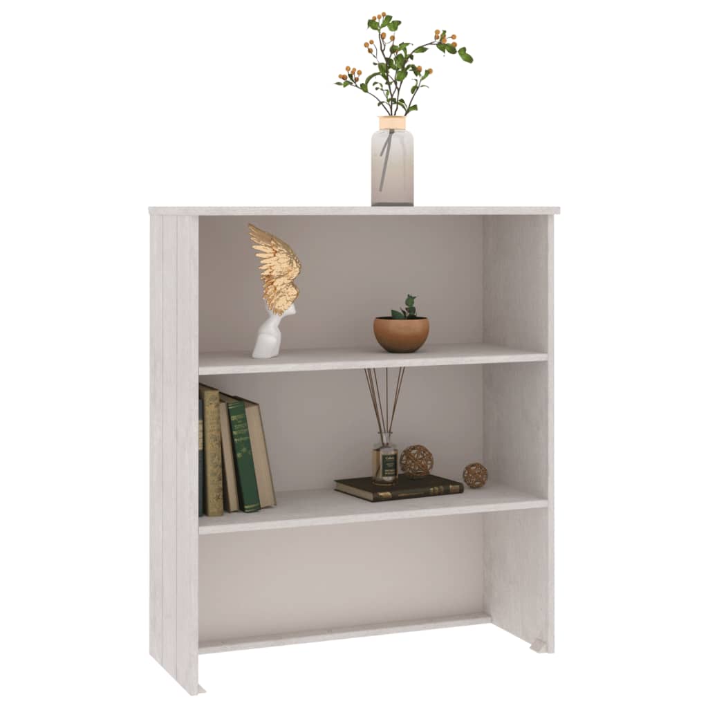 vidaXL Yläkaappi HAMAR valkoinen 85x35x100 cm täysi mänty