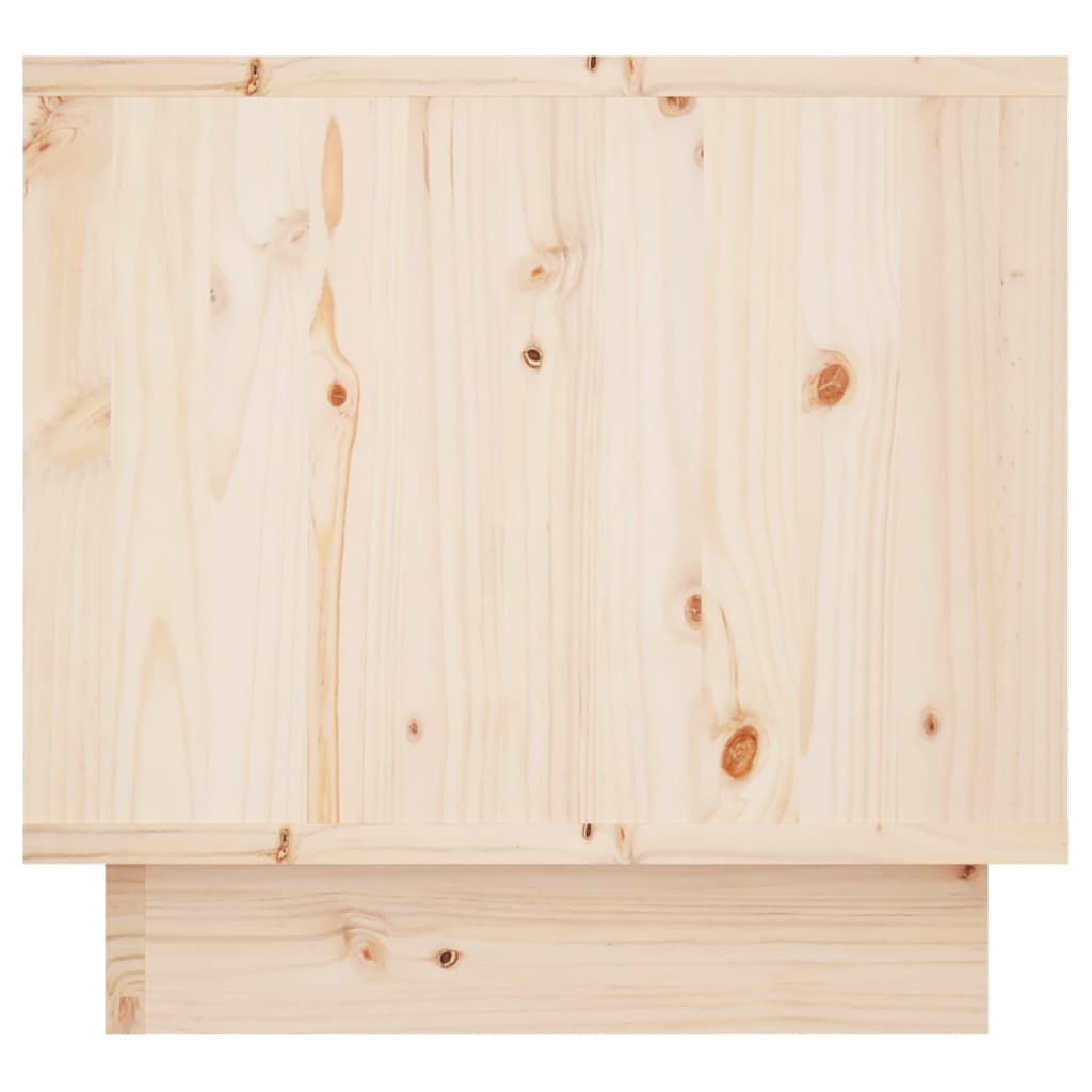vidaXL Yöpöydät 2 kpl 35x34x32 cm täysi mänty