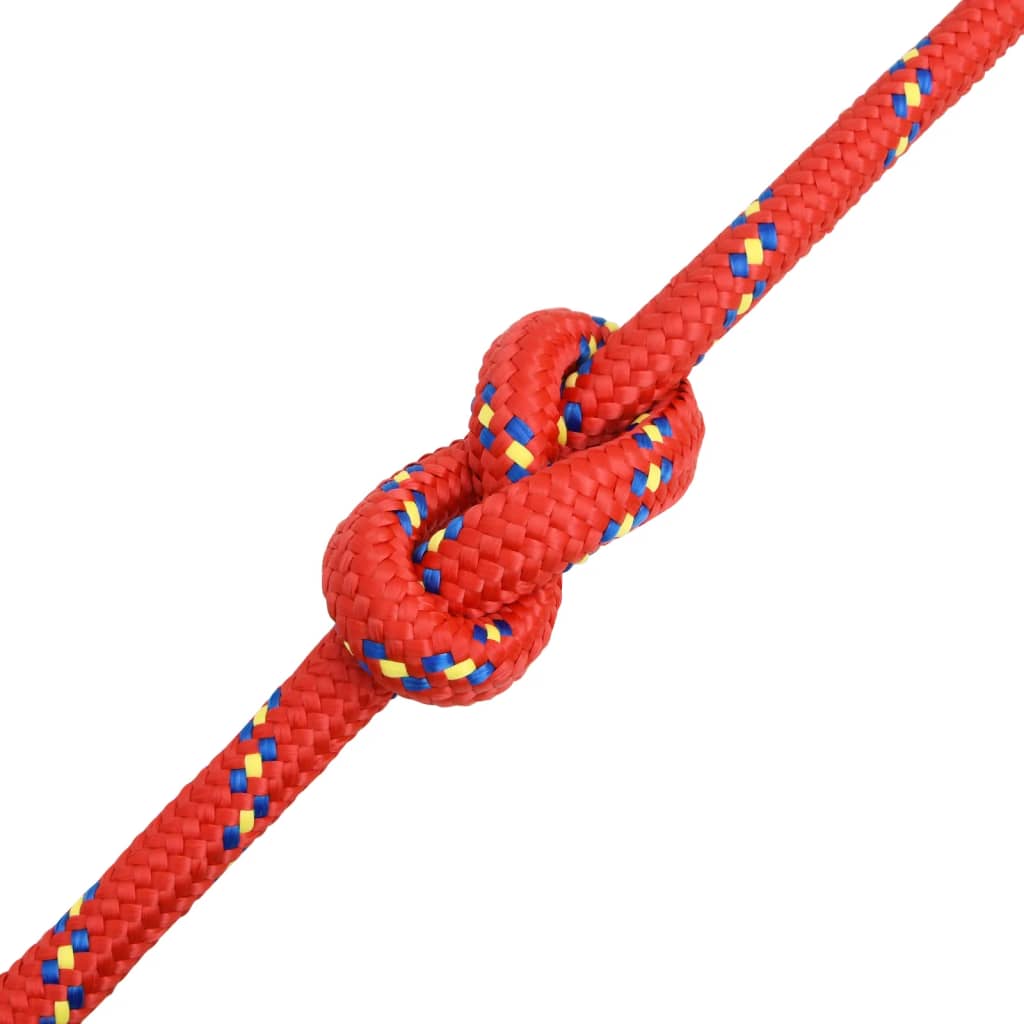 vidaXL Veneköysi punainen 20 mm 50 m polypropeeni