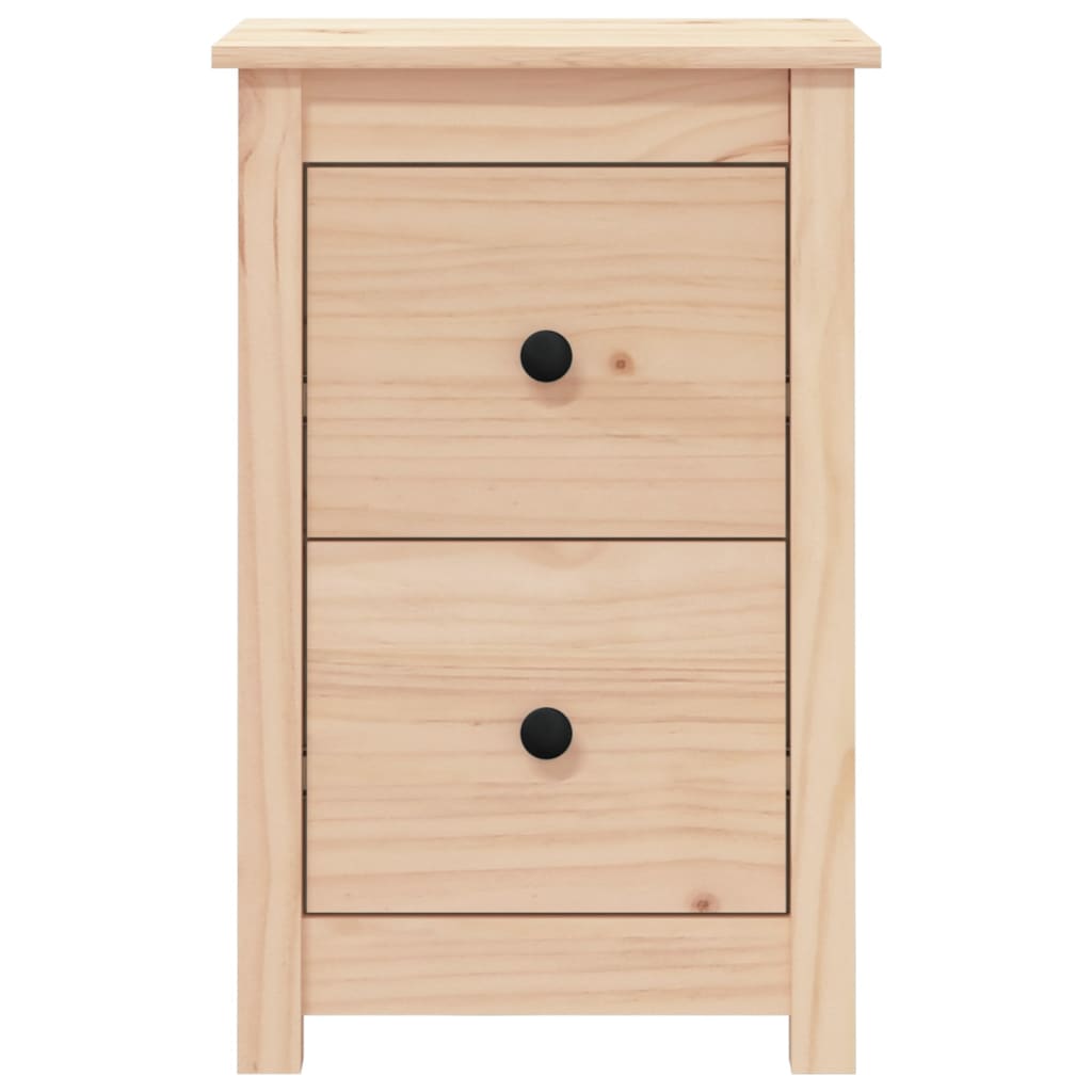 vidaXL Yöpöydät 2 kpl 40x35x61,5 cm täysi mänty
