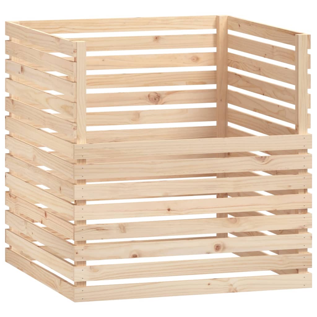 vidaXL Komposti 100x100x102 cm täysi mänty