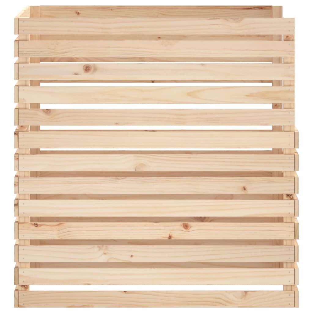 vidaXL Komposti 100x100x102 cm täysi mänty