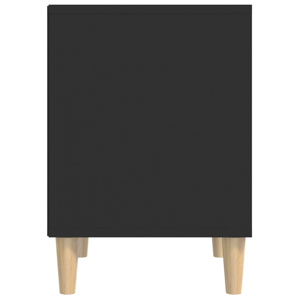 vidaXL Yöpöydät 2 kpl musta 40x35x50 cm