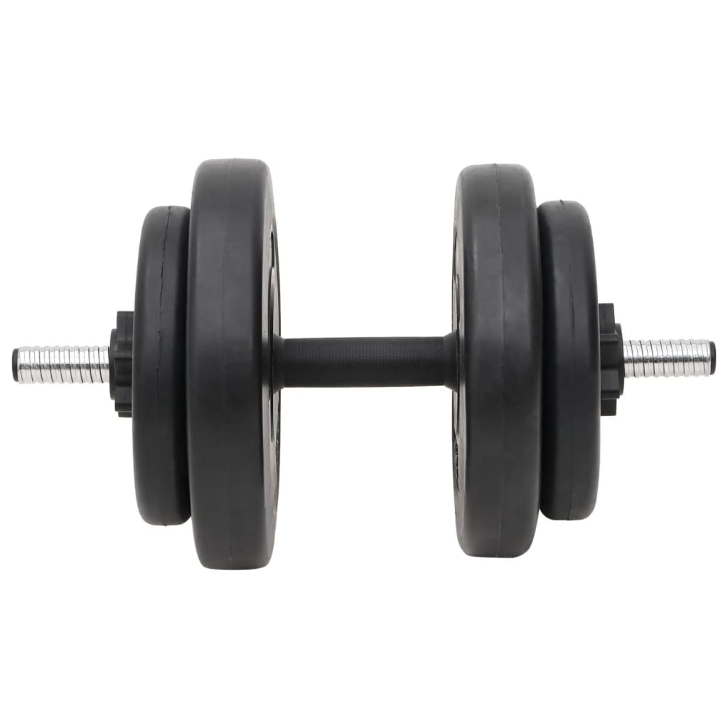 vidaXL Hauistanko ja käsipainosarja levyillä 60 kg