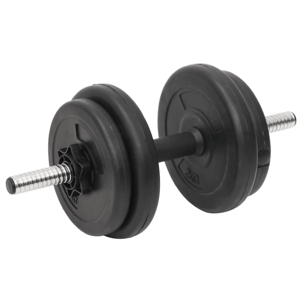vidaXL Hauistanko ja käsipainosarja levyillä 60 kg