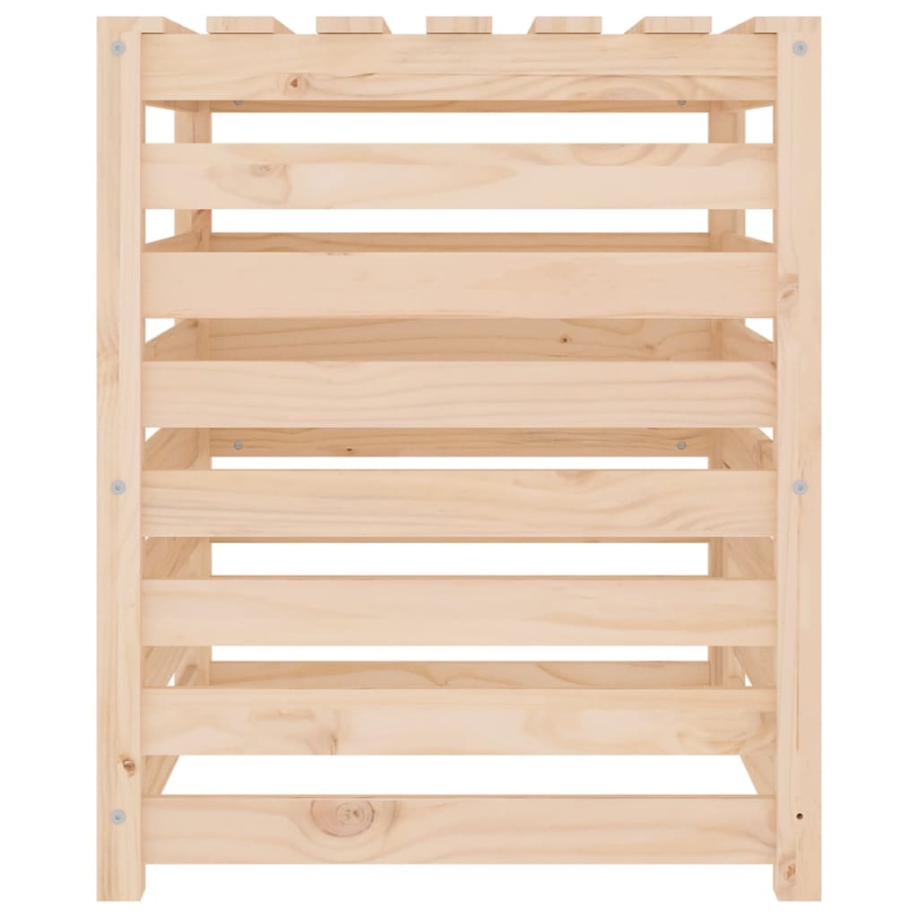 vidaXL Komposti 63,5x63,5x77,5 cm täysi mänty