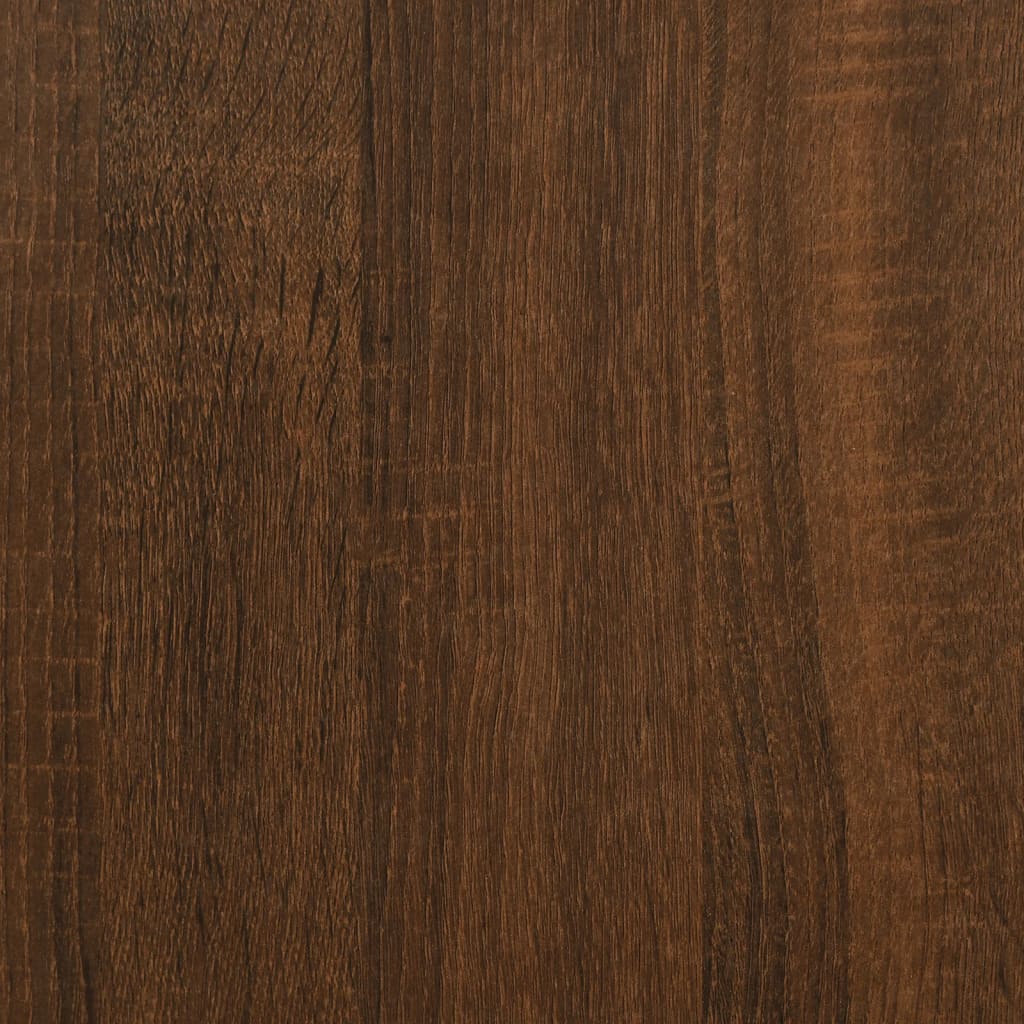 vidaXL Yöpöydät 2 kpl ruskea tammi 40x35x50 cm tekninen puu