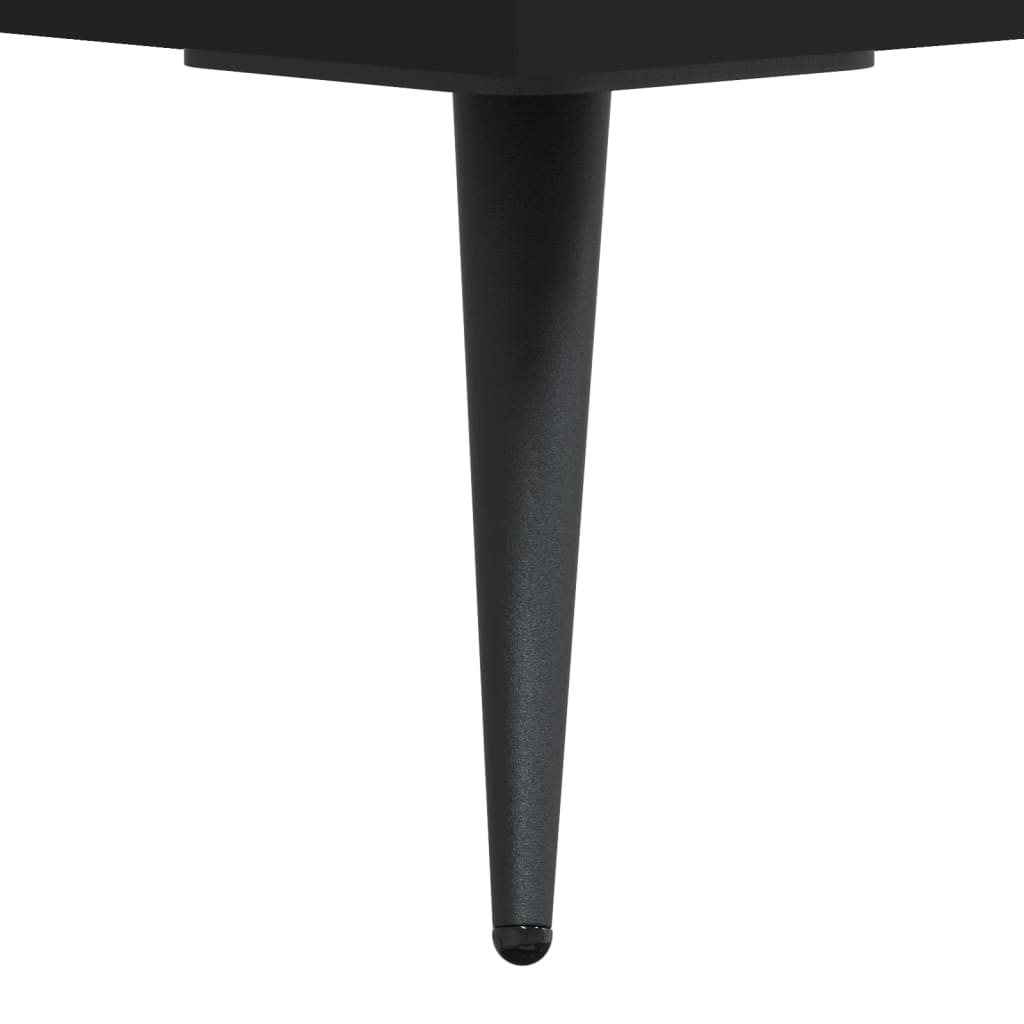 vidaXL Yöpöydät 2 kpl musta 40x35x47,5 cm tekninen puu