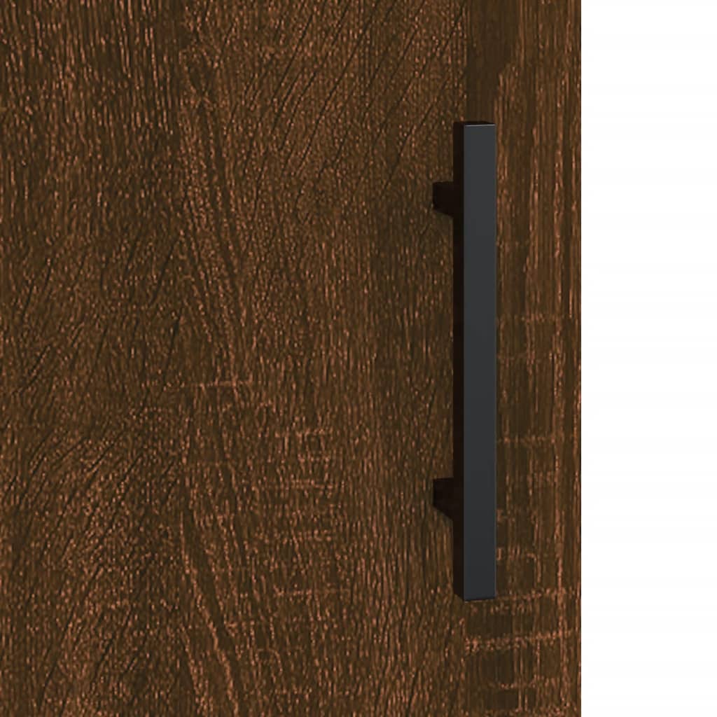 vidaXL Yöpöydät 2 kpl ruskea tammi 40x40x50 cm tekninen puu