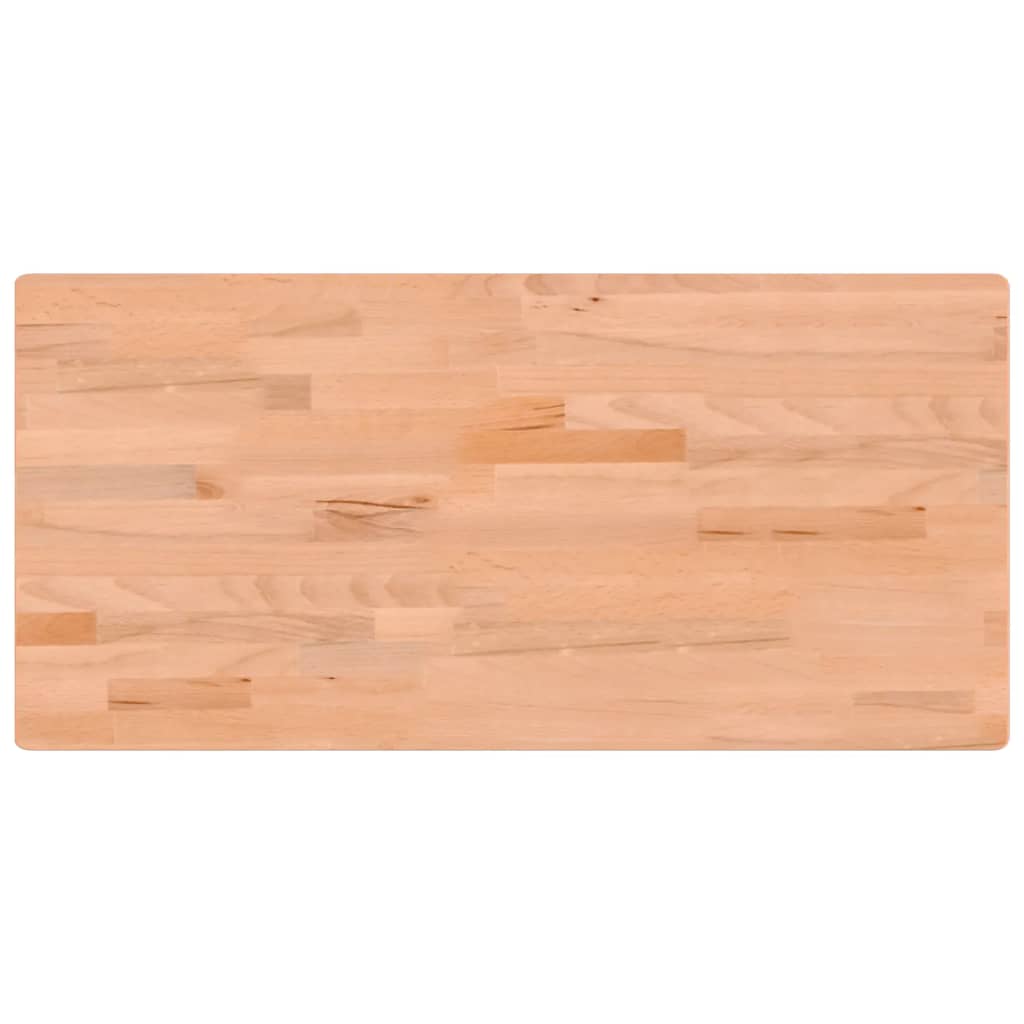 vidaXL Työpöytä työtaso 115x55x81,5 cm täysi pyökki metalli