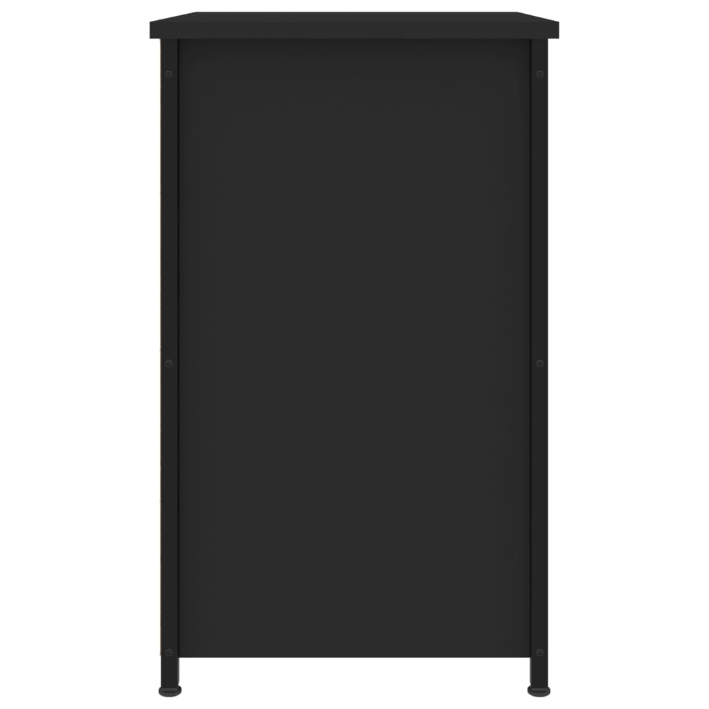 vidaXL Yöpöytä musta 40x36x60 cm tekninen puu