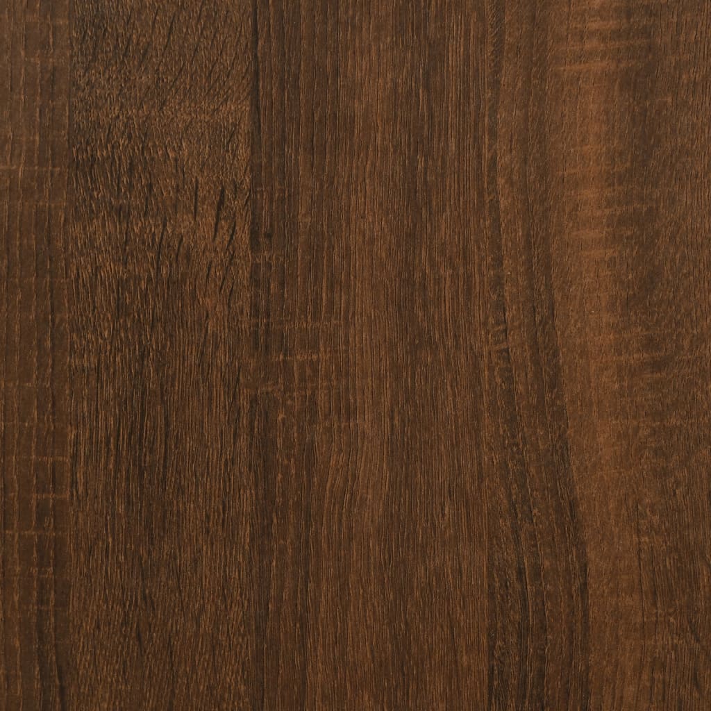 vidaXL Yöpöydät 2 kpl ruskea tammi 30x60x60 cm tekninen puu