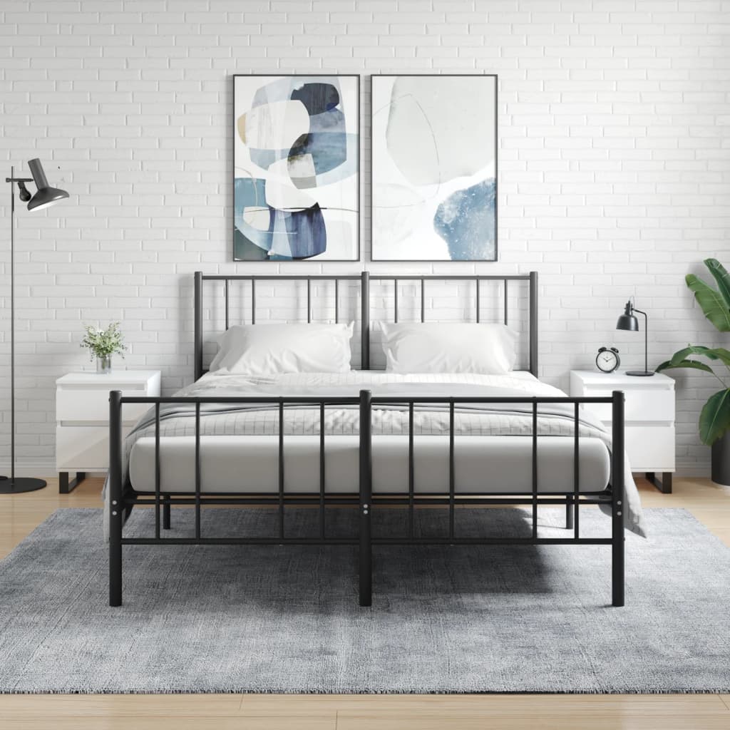 vidaXL Yöpöydät 2 kpl korkeakiilto valkoinen 40x35x50 cm tekninen puu