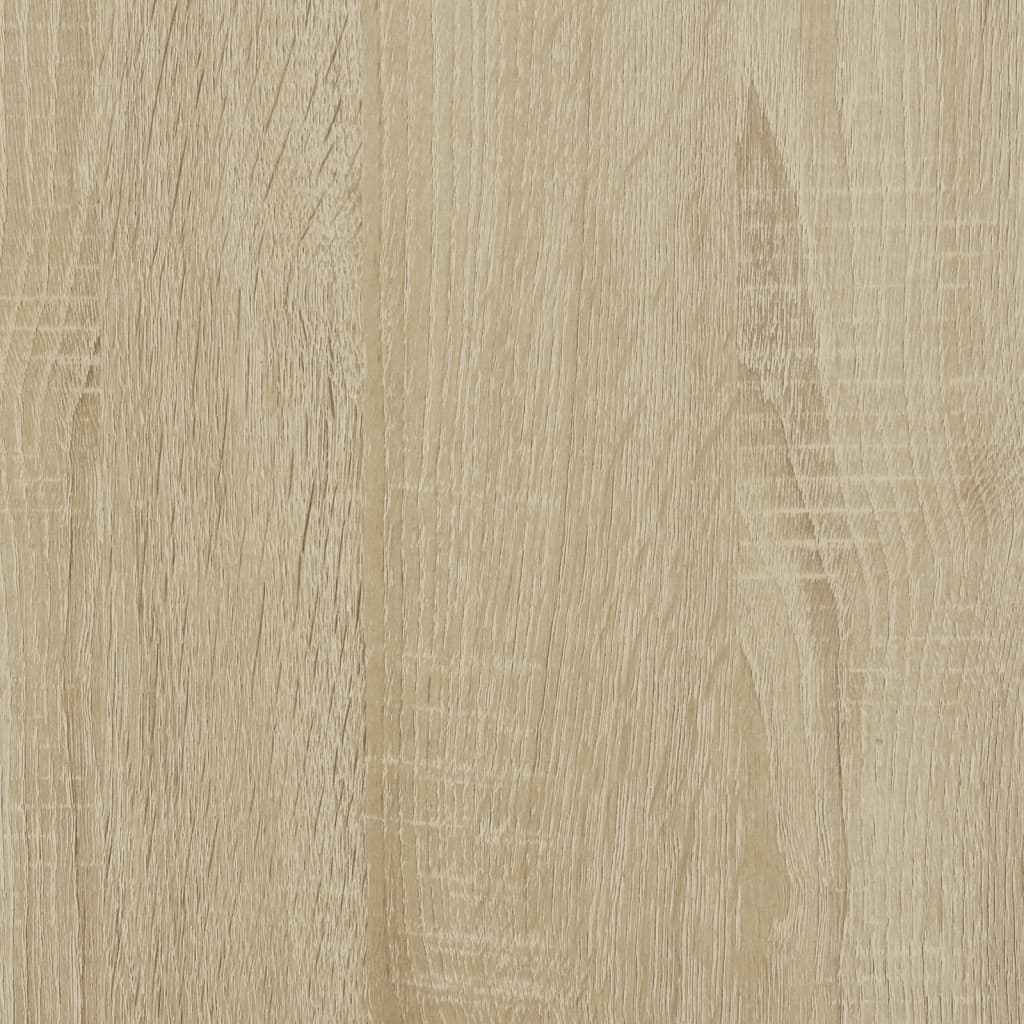 vidaXL Vuodesohva laatikoilla ei patjaa Sonoma-tammi 100x200 cm