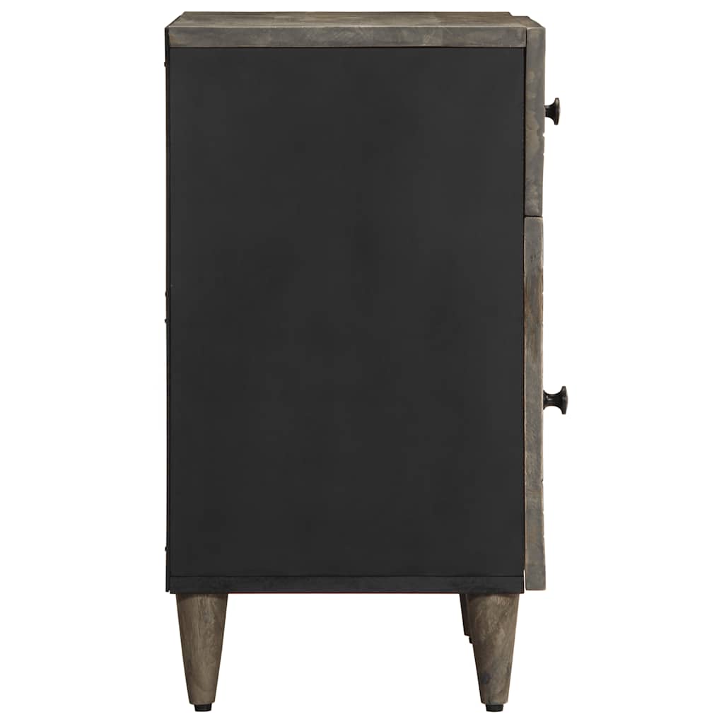 vidaXL yökaappi vaaleanharmaa 50x33x60 cm massiivipuu mango