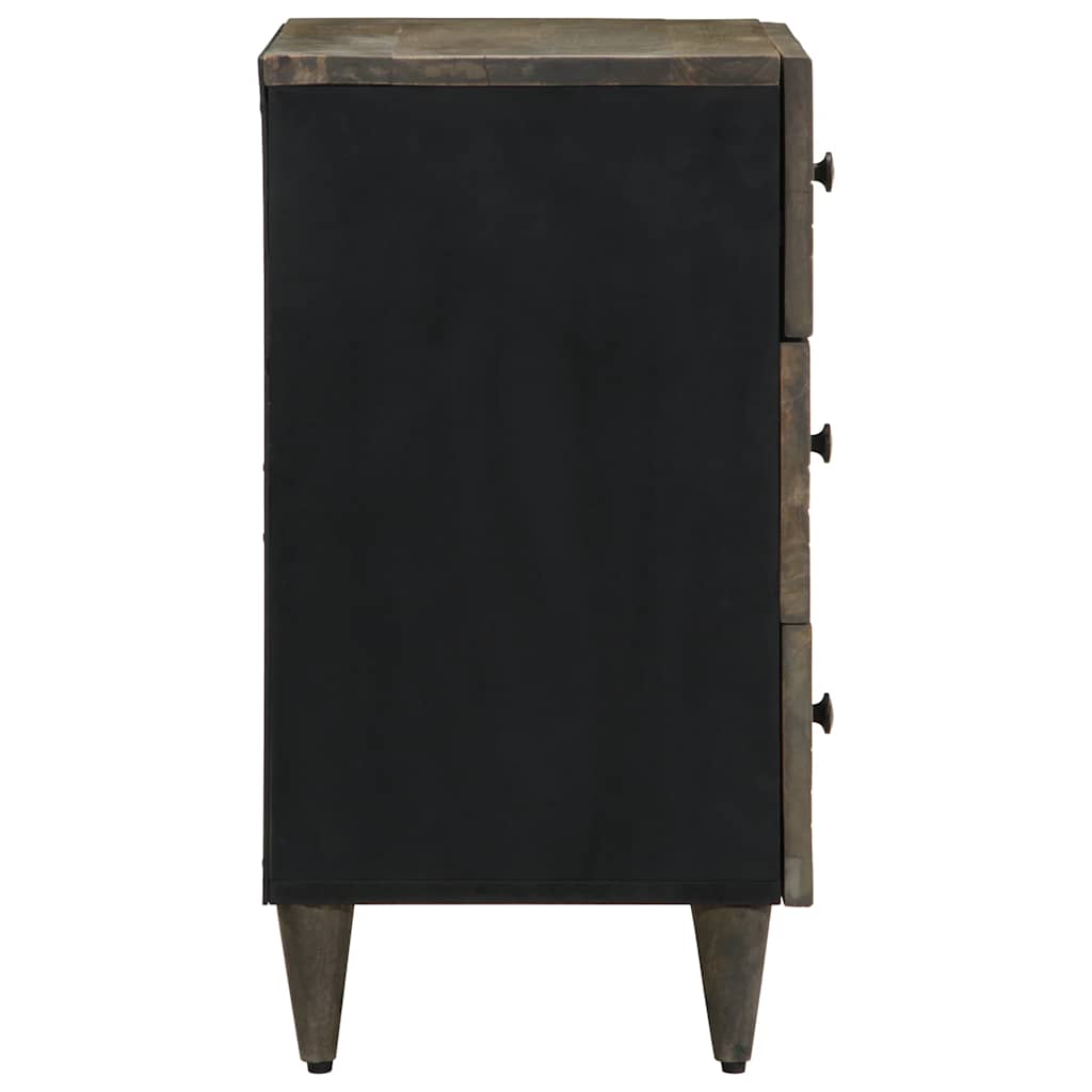 vidaXL yökaappi vaaleanharmaa 50x33x60 cm massiivipuu mango