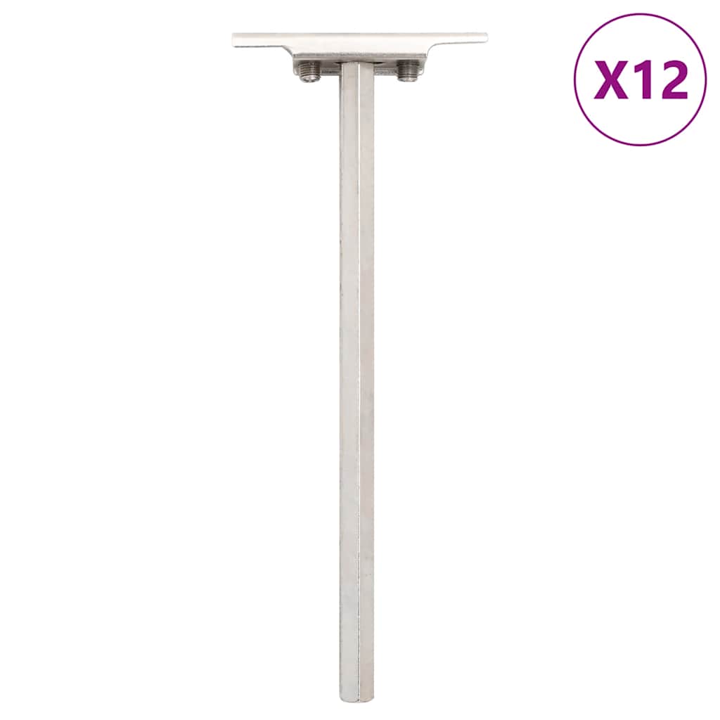 vidaXL kelluvat hyllykannattimet 12 kpl näkymätöntä Ø12x200 mm