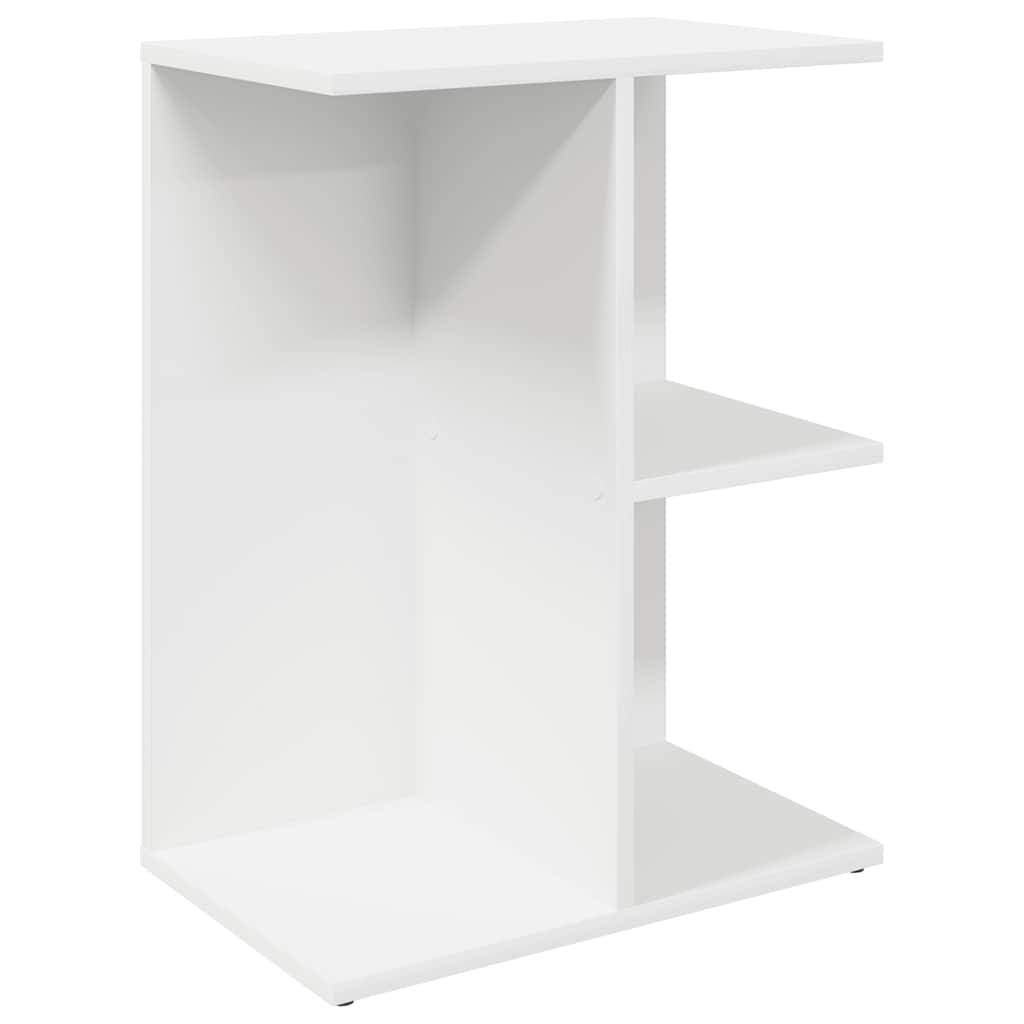 vidaXL Yöpöydät 2 kpl valkoinen 46,5x29x61 cm tekninen puu