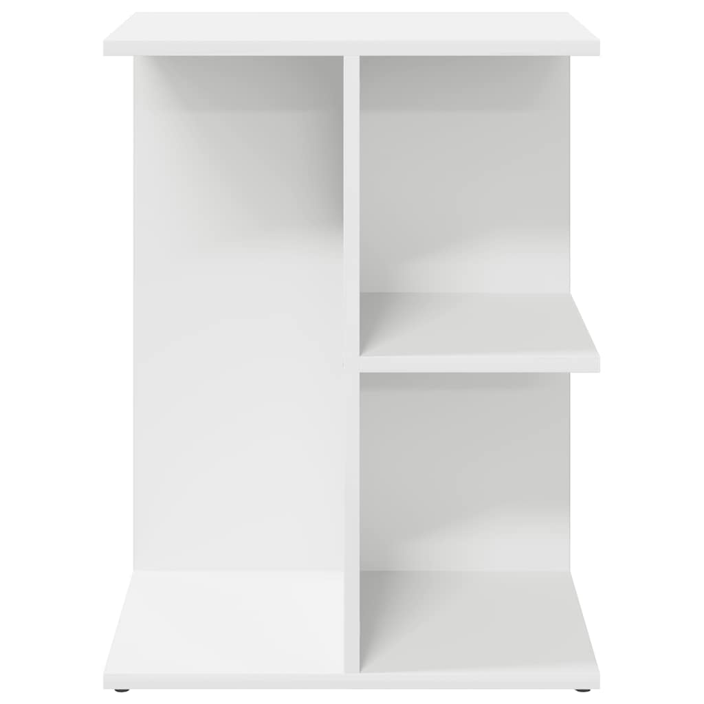 vidaXL Yöpöydät 2 kpl valkoinen 46,5x29x61 cm tekninen puu