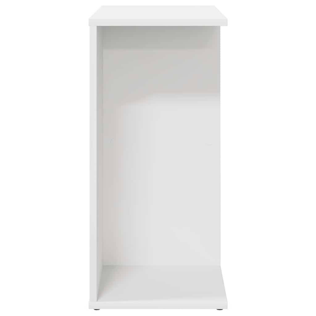 vidaXL Yöpöydät 2 kpl valkoinen 46,5x29x61 cm tekninen puu