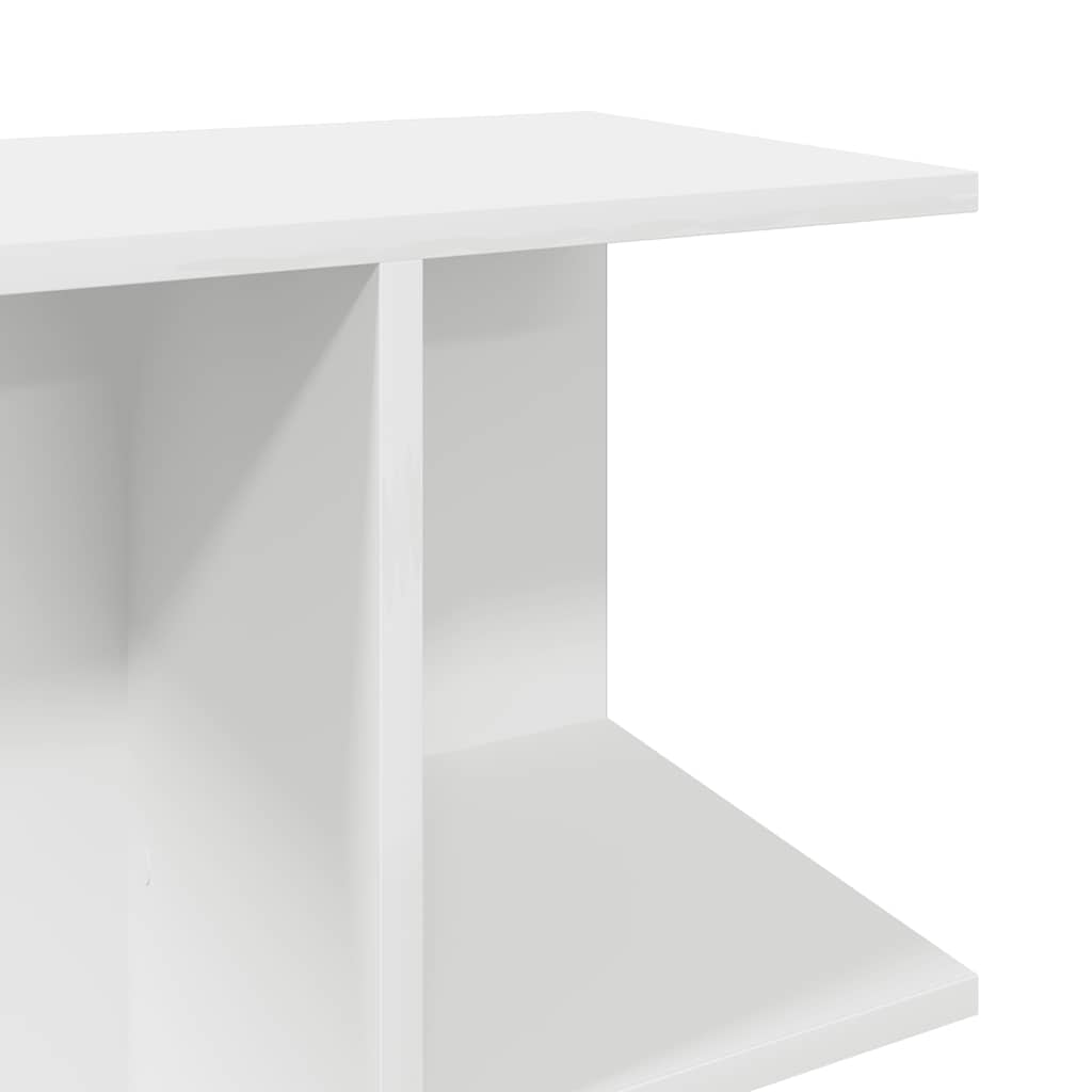 vidaXL Yöpöydät 2 kpl valkoinen 46,5x29x61 cm tekninen puu