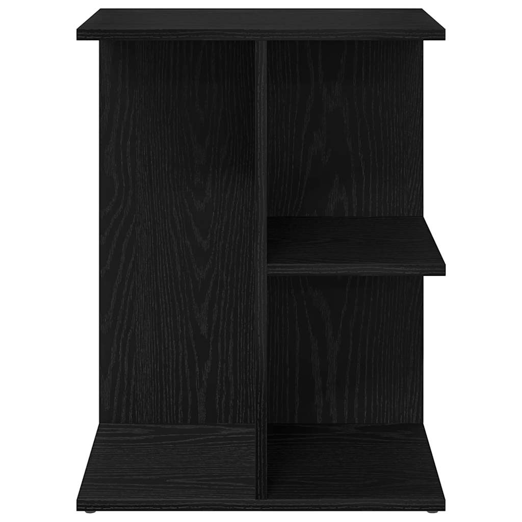 vidaXL Yöpöydät 2 kpl musta tammi 46,5x29x61 cm tekninen puu