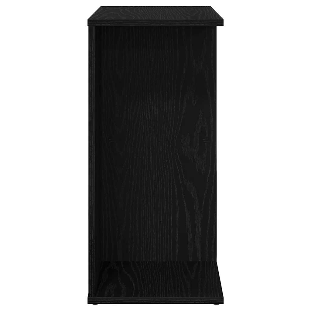 vidaXL Yöpöydät 2 kpl musta tammi 46,5x29x61 cm tekninen puu