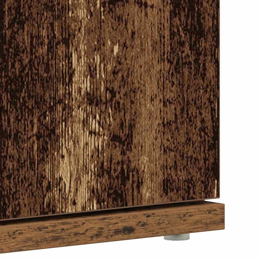 vidaXL Kengätalli Vanha Puu 80x39x180 cm Tekninen Puu