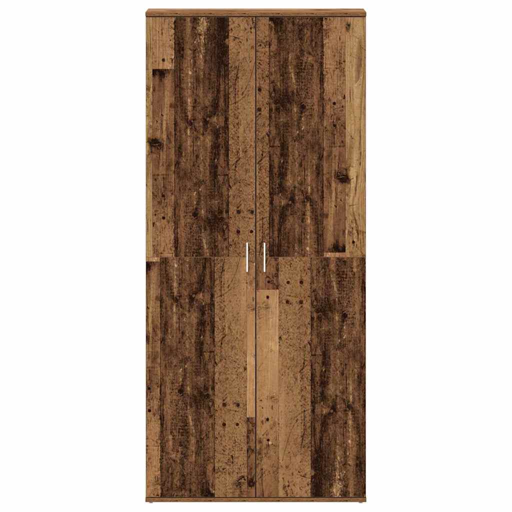 vidaXL Kengätalli Vanha Puu 80x39x180 cm Tekninen Puu