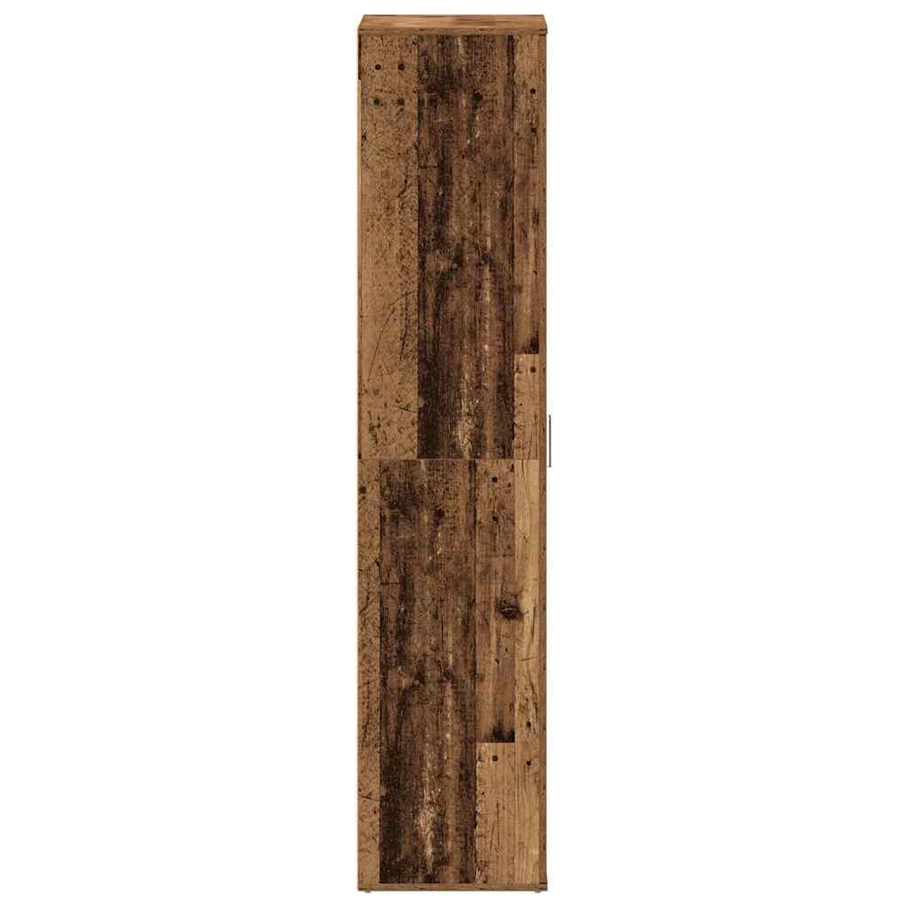 vidaXL Kengätalli Vanha Puu 80x39x180 cm Tekninen Puu