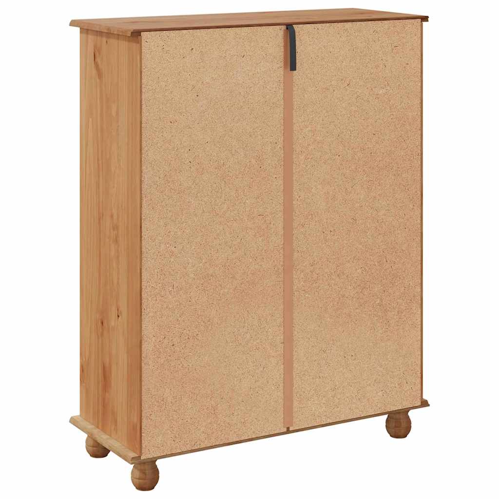 vidaXL Kengäteline "ASKIM" 85x35x108 cm Täysipuu Mänty