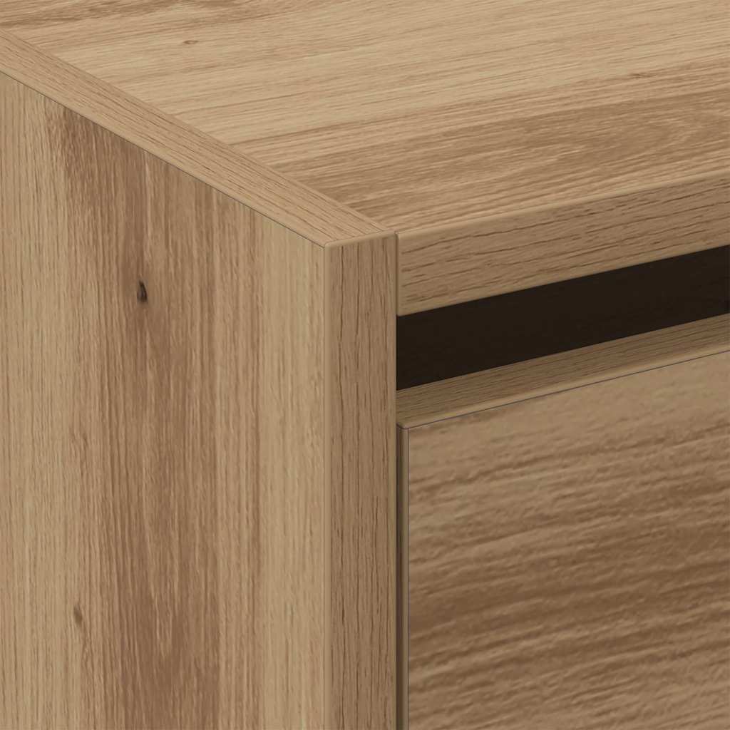 vidaXL Kengäteline Artisan Oak 60x21x57 cm Tekninen puu