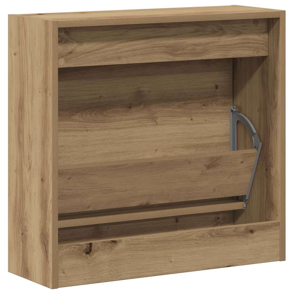 vidaXL Kengäteline Artisan Oak 60x21x57 cm Tekninen puu