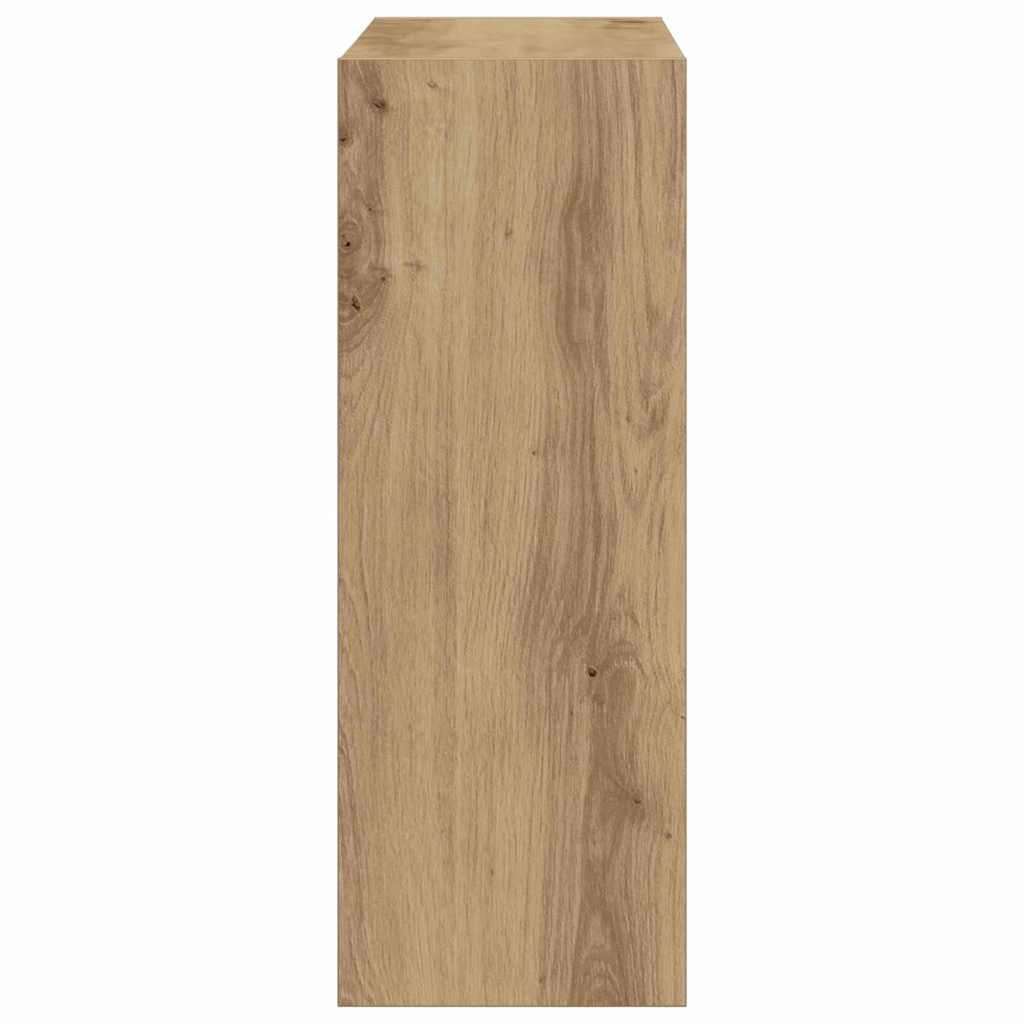 vidaXL Kengäteline Artisan Oak 60x21x57 cm Tekninen puu