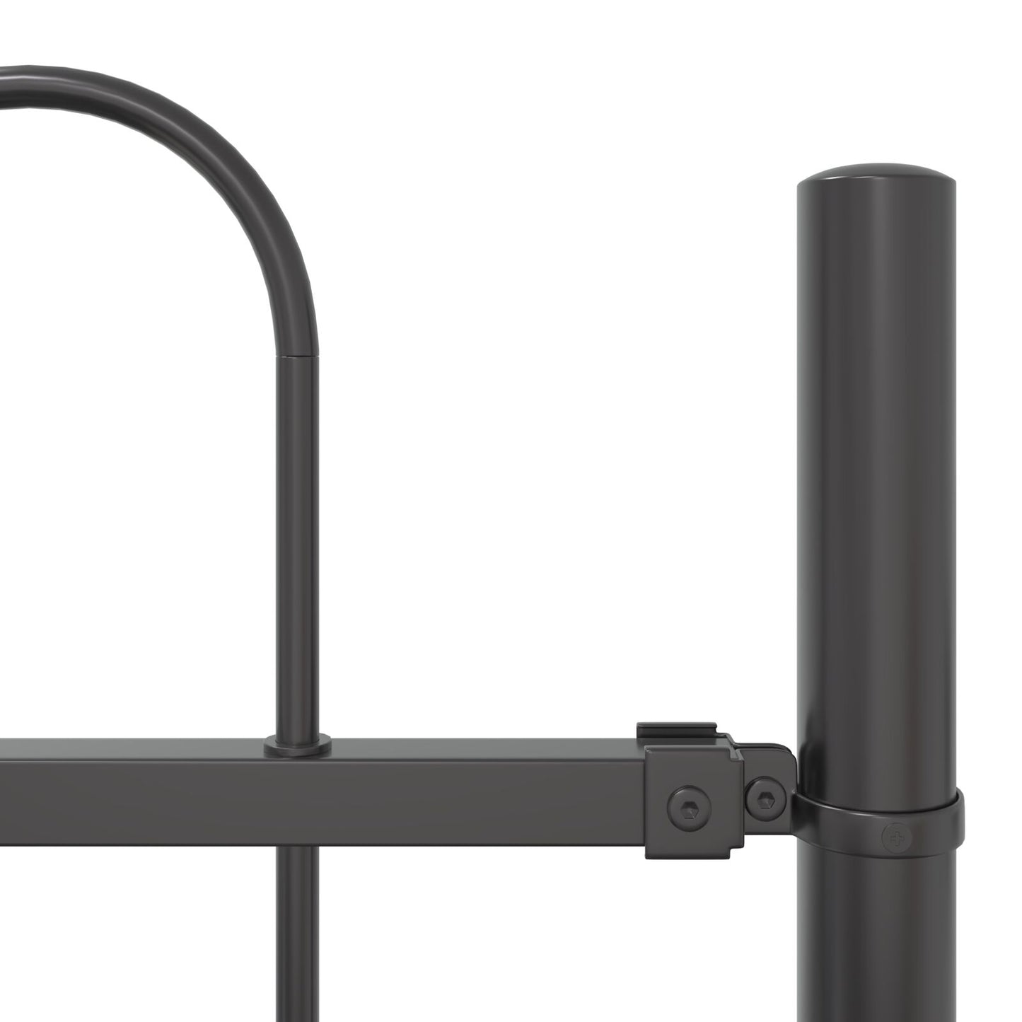 vidaXL Puutarhakuomu Hoop Top Harmaa 3,4x1 m Teräs