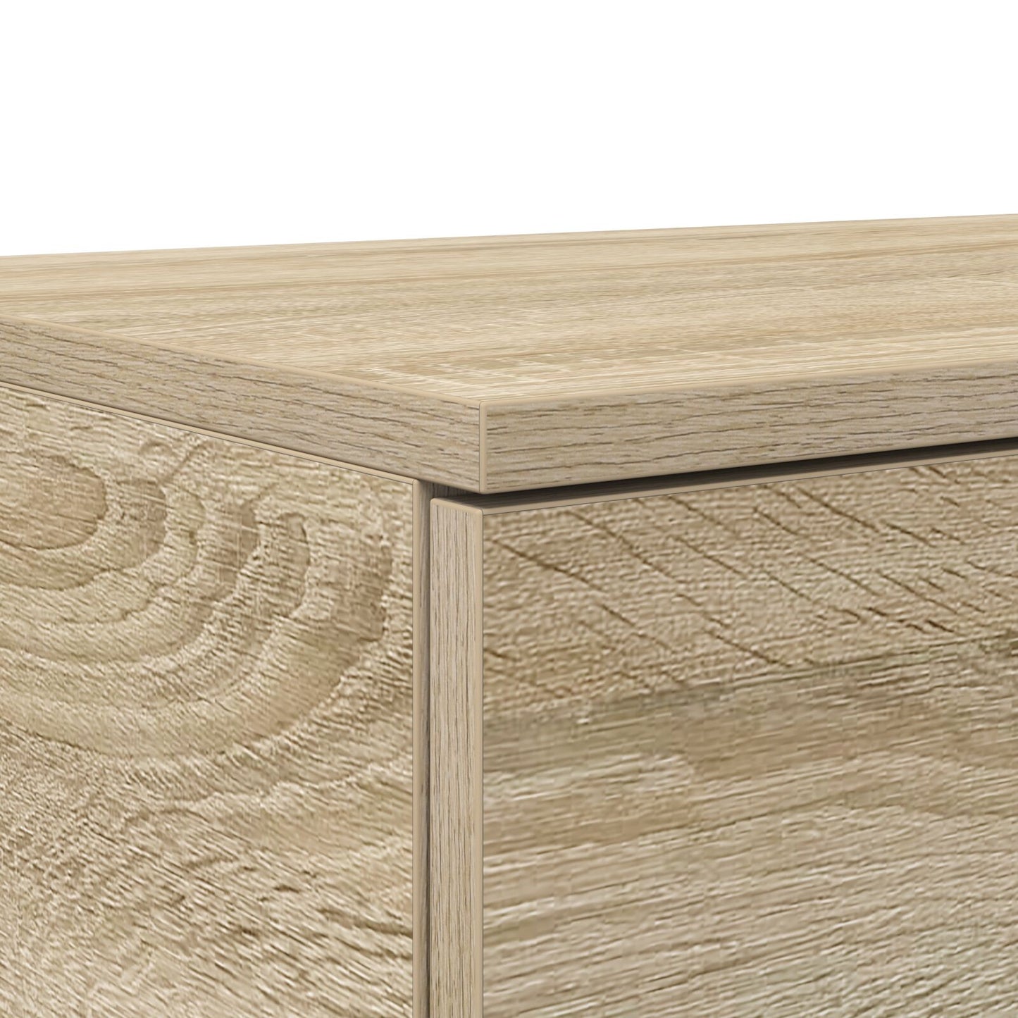 vidaXL Vuode laatikot Sonoma Tammi 160x36,5x16,5 cm Teknisestä puusta