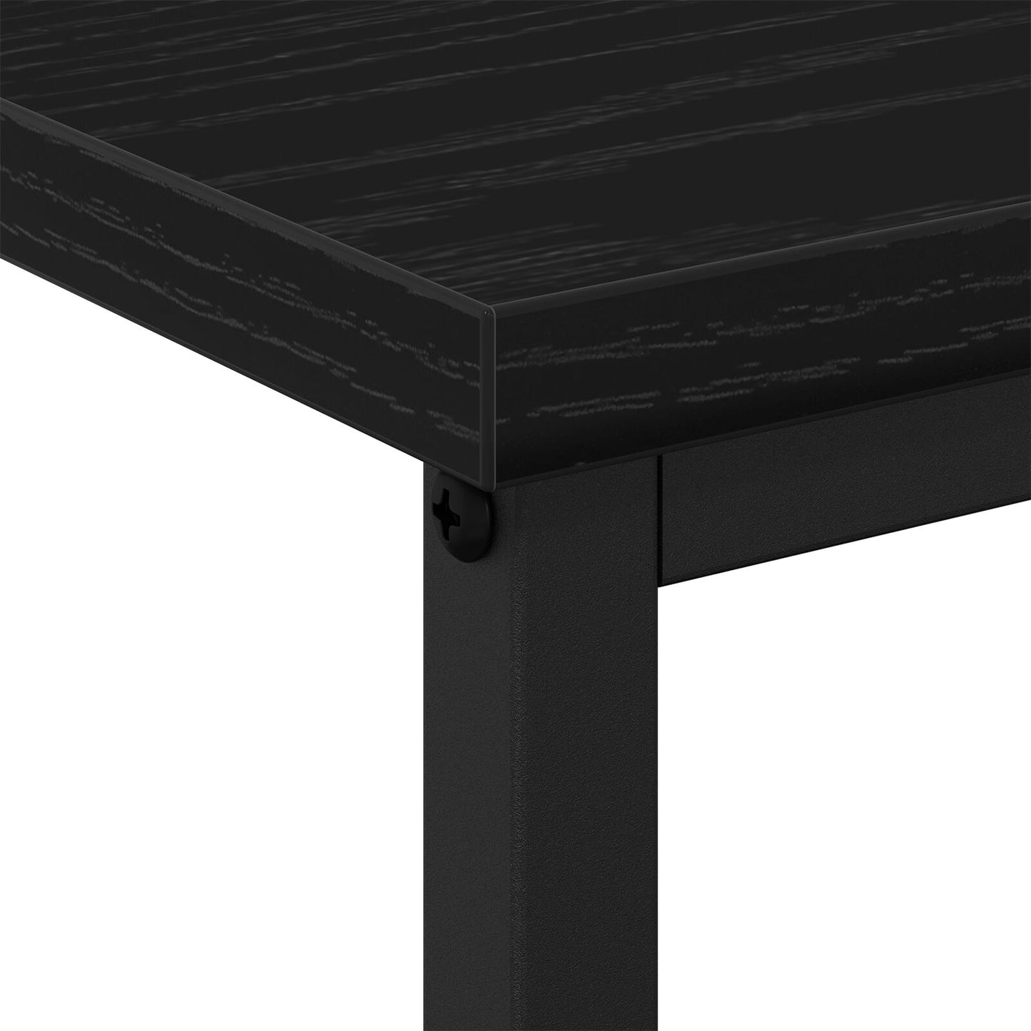 vidaXL Yöpöydät 2 kpl Musta Tammi 41x31x80 cm Kestävä Puu
