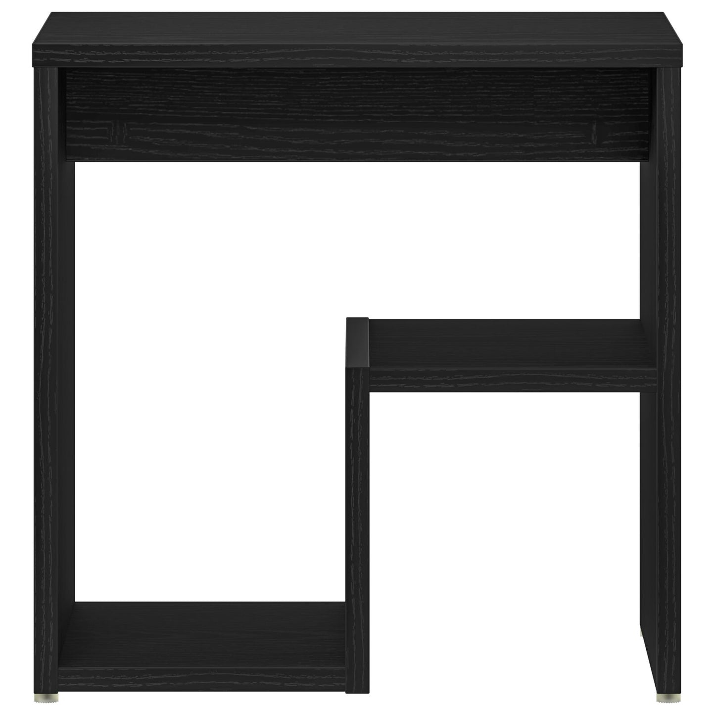 vidaXL Yöpöydät 2 kpl Musta Tammi 40x30x40 cm Teknisestä Puusta