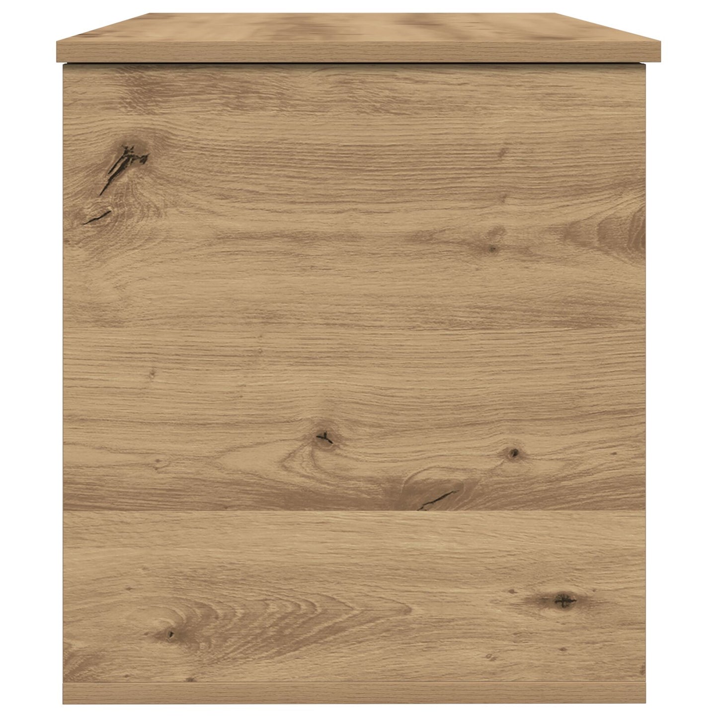 vidaXL Säilytyslaatikko kannella, Artisan Tammi 100x42x46 cm, Keinopuu