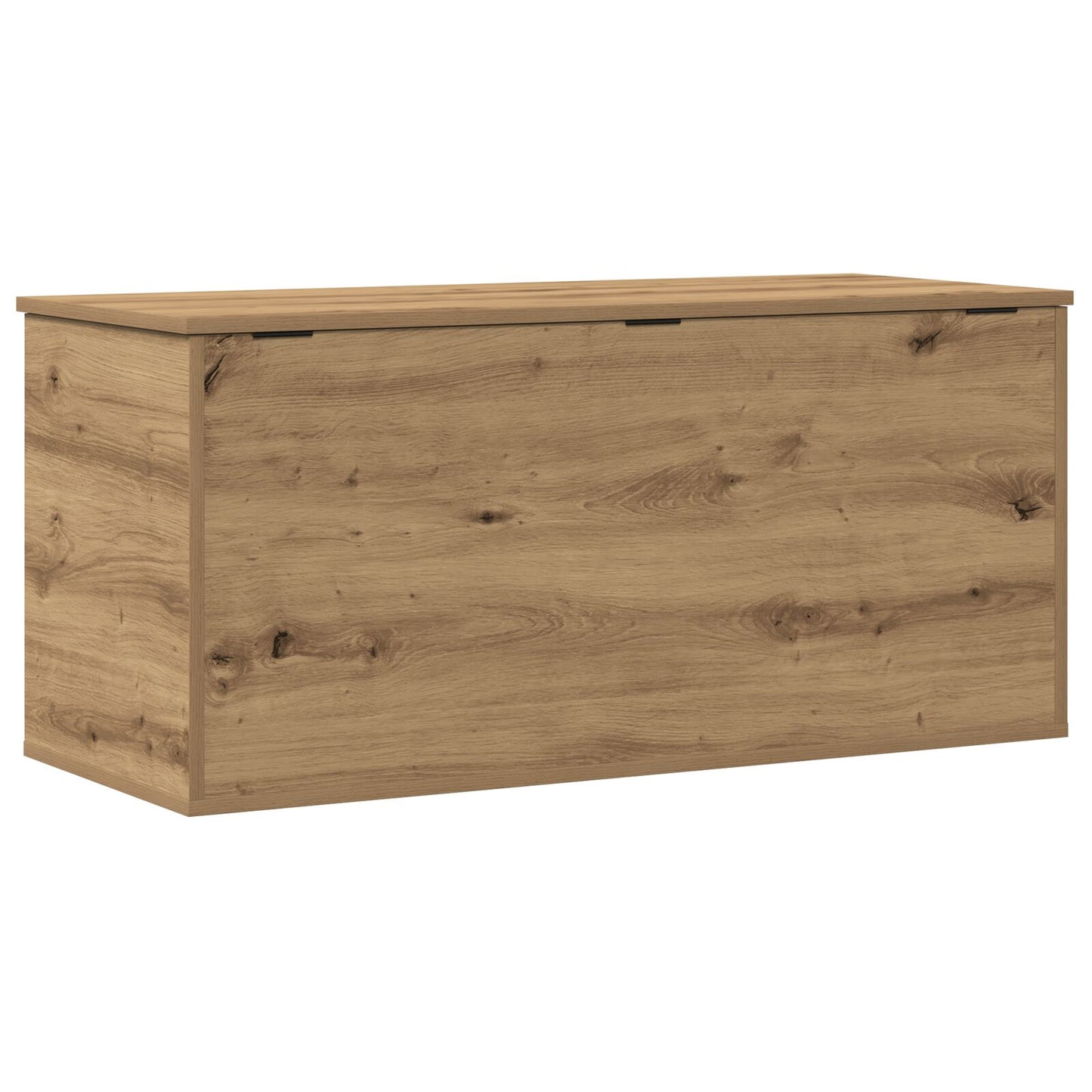vidaXL Säilytyslaatikko kannella, Artisan Tammi 100x42x46 cm, Keinopuu