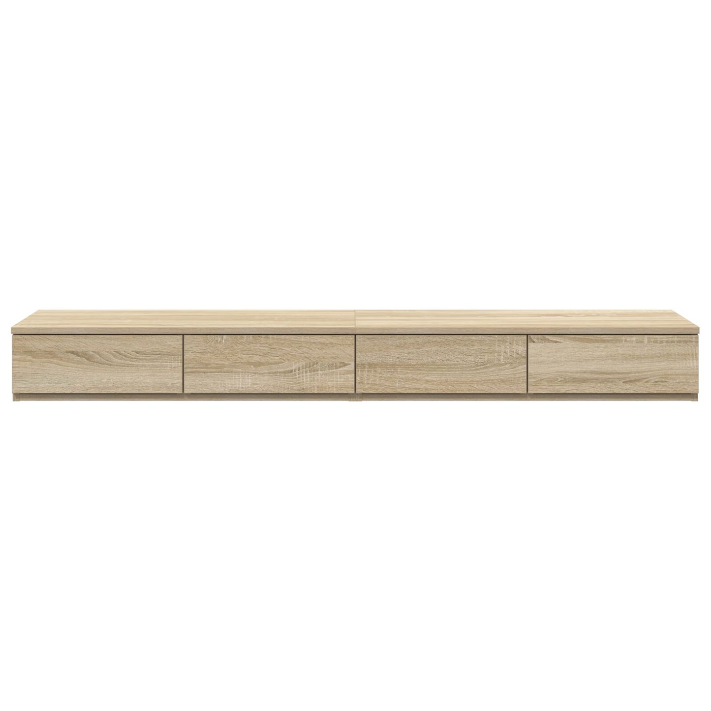 vidaXL Yöpöytä Sonoma tammi Tekninen puu 150 x 36.5 x 16.5 cm Yöpöytä